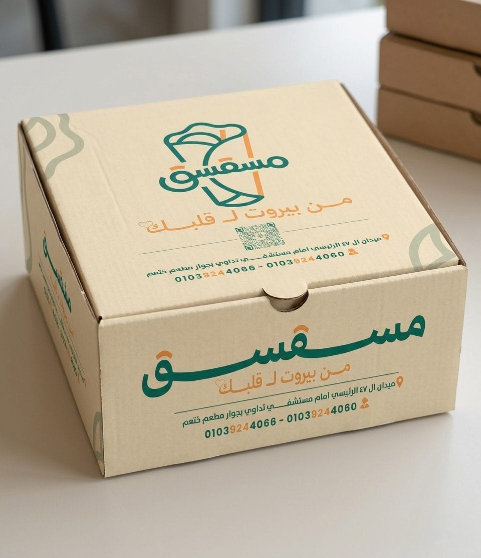 Takeout Wrap Paper Mockup